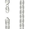 925 Sterling Silver Lobster Clasp 11mm Solid Classic Mariner Chain | 20" to 28"