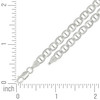 925 Sterling Silver D/C Pave 5mm Solid Classic Mariner Link Chain | 16" to 24"