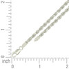 925 Sterling Silver Lobster Clasp Diamond Cut 3.5mm Hollow Rope Chain | 16" to 22"