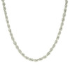 925 Sterling Silver Lobster Clasp Diamond Cut 4.8mm Hollow Rope Chain | 18" to 24"