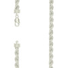925 Sterling Silver Lobster Diamond Cut 7.5mm Hollow Rope Chain | 18" to 26"