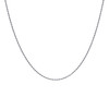 925 Sterling Silver Rhodiumed Diamond Cut 1.5mm Solid Rope Chain | 16" to 24"