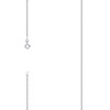 925 Sterling Silver Rhodiumed Diamond Cut 1mm Solid Rope Chain | 14" to 24"