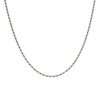 925 Sterling Silver Lobster Diamond Cut 2.5mm Solid Rope Chain | 16" to 24"