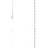 925 Sterling Silver Lobster Diamond Cut 2.5mm Solid Rope Chain | 16" to 24"
