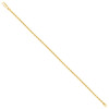925 Yellow Gold Plated Lobster Diamond Cut 2.5mm Solid Rope Bracelet | 7" to 9"