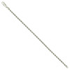 925 Sterling Silver Lobster Diamond Cut 3.5mm Solid Rope Bracelet | 7" to 9"