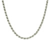 925 Sterling Silver Lobster Diamond Cut 4.5mm Solid Rope Chain | 16" to 24"