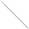 925 Sterling Silver Lobster Diamond Cut 4mm Solid Rope Bracelet | 7" to 9"