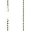 925 Sterling Silver Lobster Diamond Cut 5mm Solid Rope Chain | 18" to 26"