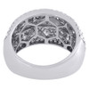 Diamond Wedding Fashion Band Ladies 14K White Gold Round Design Ring 3.01 Tcw.