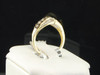 Damen-Ehering aus 10-karätigem Gelbgold, Designer-Verlobungsring mit braunem Diamant, 0,57 ct