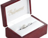 14K Two Tone Gold Solitaire Diamond Crossover Wedding Bridal Set Halo Ring 1 CT.