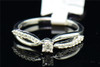 Soitaire Diamond Engagemnet Ring 14K White Gold Round Cut 1/4 Ct