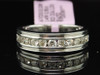 Diamond Wedding Band Ladies 14K White Gold Round Channel Set Ring 1/2 Tcw.