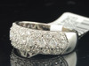 Diamond Wedding Band Ladies 14K White Gold Round Cut Anniversary Ring 0.77 Tcw.
