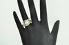 Diamond Bridal Set 14K Yellow Gold Engagement Ring Wedding Band 3-Piece 0.56 Ct