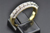 Diamond Wedding Band 10K Yellow Gold Round Cut Ladies Fanook Ring 0.21 Ct