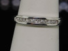 Diamond Wedding Band 10K White Gold Round Cut Anniversary Ring 0.13 CT