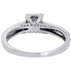 Ladies 10K White Gold Round Solitaire Diamond Wedding Engagement Ring 1/2 Ct.