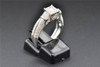 Princess Diamond Bridal Set Engagement Ring Wedding Band 14K White Gold 0.98 Ct