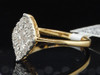 Diamond Engagement Ring 14K Yellow Gold Marquise Shape Round Cut 1/4 Ct