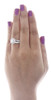 Diamond Solitaire Engagement Ring 14K White Gold Halo Design Bridal Set 1.50 Tcw