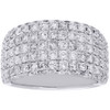 Diamond Engagement Wedding Band 14K White Gold Ladies Round Cut Ring 2.80 Ct.