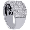 Diamond Engagement Wedding Band 14K White Gold Ladies Round Cut Ring 2.80 Ct.