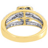 Diamond Wedding Ring Ladies 14K Yellow Gold Solitaire Round Engagement 1.15 Tcw