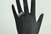 Black Diamond Wedding Band 10K White Gold Round Cut Ladies Prong Set Ring .15 Ct