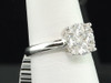 Diamond Engagement Ring 18K White Gold Round Cut 0.96 Ct - Larissa Collection