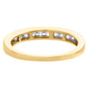 14K Yellow Gold Channel Set Diamond Wedding Band 3.25mm Anniversary Ring 0.25 CT