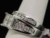 Ladies 14K White Gold Princess Diamond Engagement Ring Bridal Set 2.00 Ct.