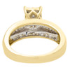 10K Yellow Gold Baguette Diamond Rectangle Style Ladies Engagement Ring 0.50 Ct.
