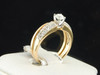 Solitaire Diamond Engagement Ring 14K Yellow Gold Wedding Bridal Set 0.50 Ct.