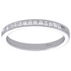 14K White Gold Princess Cut Diamond Wedding Band Ladies Engagement Ring 0.25 Ct.