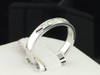 14K White Gold Round Cut Diamond Wedding Band Anniversary Ring 0.28 Ct.