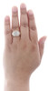 Diamond Engagement Ring 10K Yellow Gold Princess Round & Baguette Cut 1 Ct