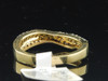 Ladies 10K Yellow Gold Brown & White Diamond Engagement Ring Wedding Band .39 Ct
