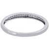 Diamond Wedding Ring 10K White Gold Round Pave Ladies Engagement Band 0.05 Ct