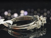 Ladies 14K White Gold Diamond Engagement Ring Wedding Band Bridal Set .50 Ct.