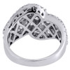 Diamond Wedding Ring 14K White Gold Ladies Round Cut Fashion Band 2 Tcw.