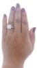 14K White & Rose Gold Diamond Engagement Ring Antique Style Square Halo  2 Ct.