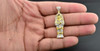 Diamond Egyptian Pharaoh King Tut Mummy Pendant Sterling Silver Charm 0.65 Ct.