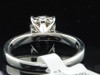 14k White Gold Round Diamond Wedding Engagement Ring Promise Band 1/4 Ct.