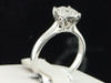 14k White Gold Round Diamond Wedding Engagement Ring Promise Band 1/4 Ct.