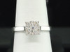 14k White Gold Round Diamond Wedding Engagement Ring Promise Band 1/4 Ct.