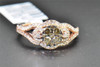 Champagne Brown Diamond Engagement Ring Round Cut Halo 14K Rose Gold 0.75 CT