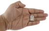 10K Yellow Gold Round Diamond Mini Jesus Piece Pendant Mens Pave Charm 0.75 Ct.